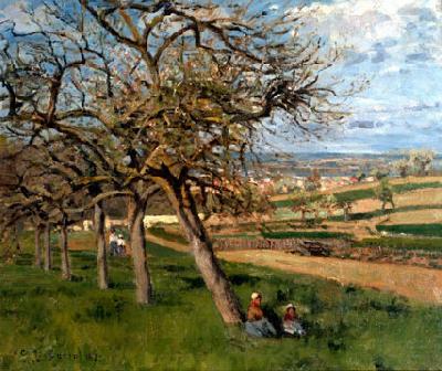 Pommiers en fleurs, Camille Pissarro